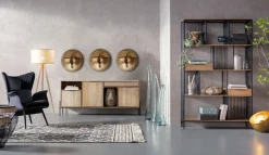 Sale KARE Design Dekoracja ścienna aluminiowa złoto-czarna Ø59 cm - KARE