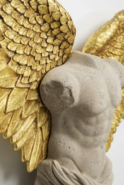 Hot KARE Design Dekoracja ścienna anioł stróż złote skrzydła 124x71 cm - KARE