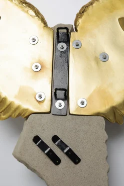 Hot KARE Design Dekoracja ścienna anioł stróż złote skrzydła 124x71 cm - KARE