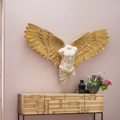 Hot KARE Design Dekoracja ścienna anioł 208x136 cm złote skrzydła - KARE