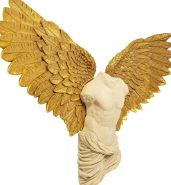 Hot KARE Design Dekoracja ścienna anioł 208x136 cm złote skrzydła - KARE