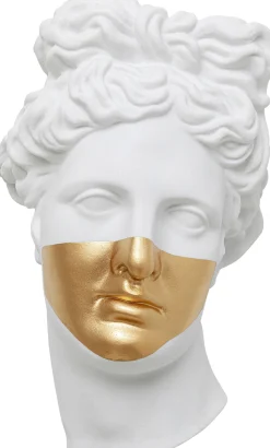 Sale KARE Design Dekoracja ścienna Apollo 26x42 cm biało-złota - KARE