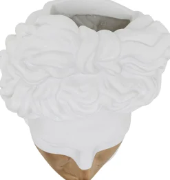 Sale KARE Design Dekoracja ścienna Apollo 26x42 cm biało-złota - KARE