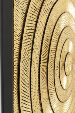 Discount KARE Design Dekoracja ścienna Art Circle 120x120 cm złota - KARE