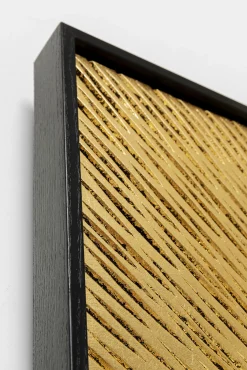 Outlet KARE Design Dekoracja ścienna Art Geometric Circle 120x120 cm złota - KARE