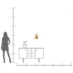 Sale KARE Design Dekoracja ścienna Atlas Beetle 26x35 cm złota - KARE