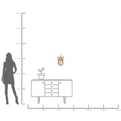 Fashion KARE Design Dekoracja ścienna Beetle Mirror 28x37 cm - KARE