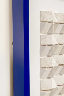 Best KARE Design Dekoracja ścienna biała rama czarna origami 74x104 cm - KARE