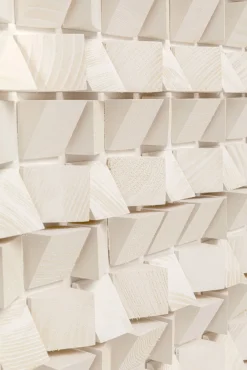 Best KARE Design Dekoracja ścienna biała rama czarna origami 74x104 cm - KARE