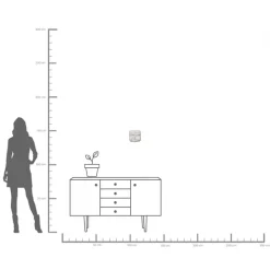 Discount KARE Design Dekoracja ścienna biała twarz 18x18 cm - KARE