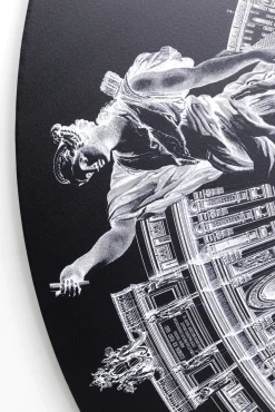 Online KARE Design Dekoracja ścienna City Pupil Ø160 cm czarno-biała - KARE