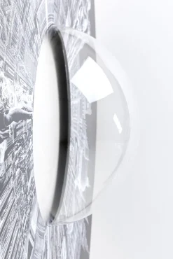 Online KARE Design Dekoracja ścienna City Pupil Ø160 cm czarno-biała - KARE