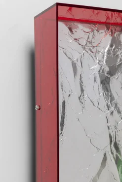 Fashion KARE Design Dekoracja ścienna Crumple żółta 60x90cm - KARE