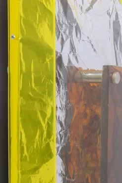 Fashion KARE Design Dekoracja ścienna Crumple czerwona 60x90cm - KARE