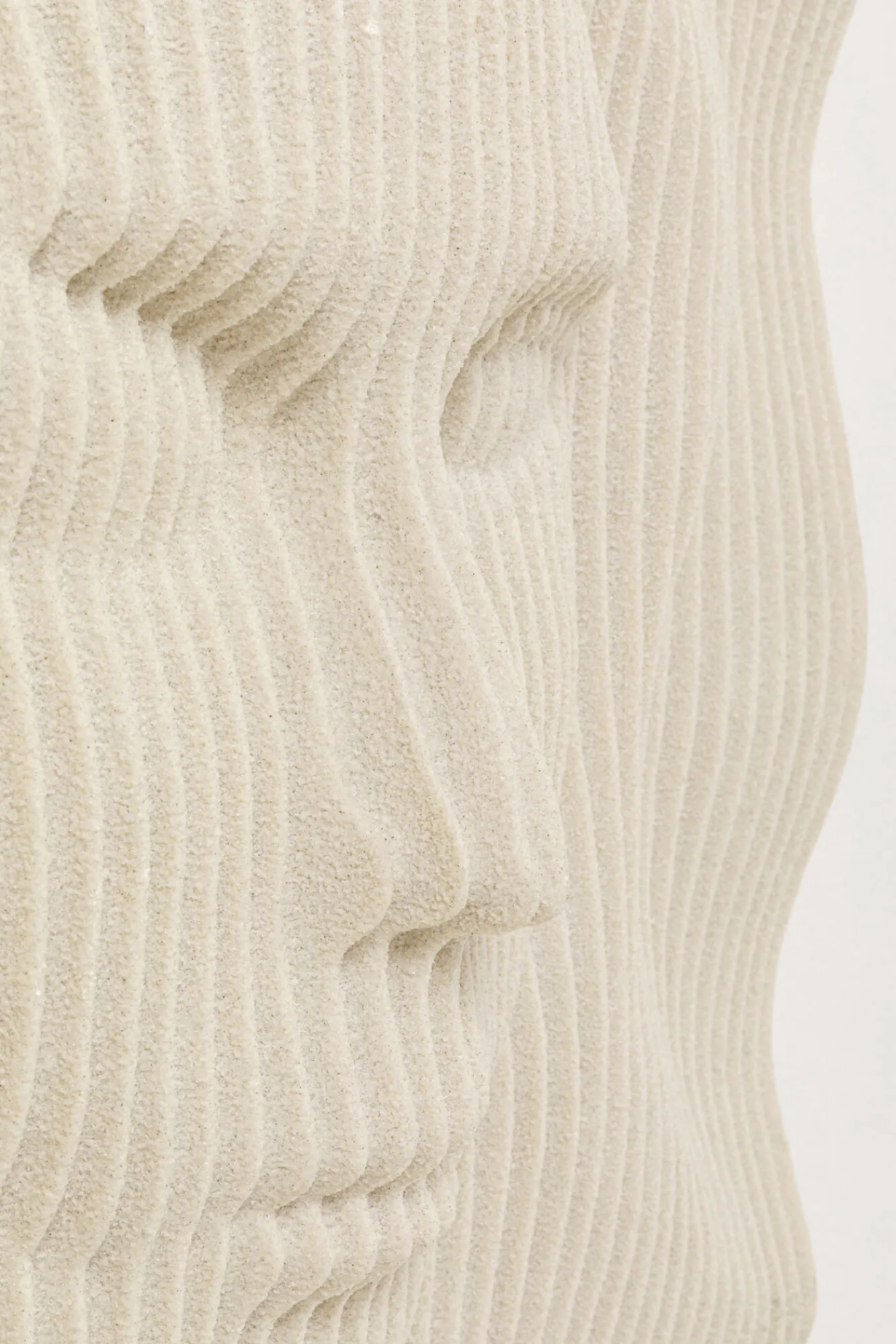 Hot KARE Design Dekoracja ścienna 3D beżowa motyw twarzy 60x60 cm - KARE