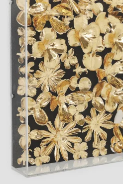 New KARE Design Dekoracja ścienna Gold Flower 120x120 cm złota - KARE