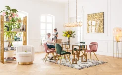 New KARE Design Dekoracja ścienna Gold Flower 120x120 cm złota - KARE