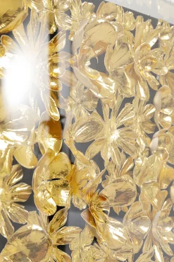 Discount KARE Design Dekoracja ścienna Gold Flower 80x80 złota - KARE