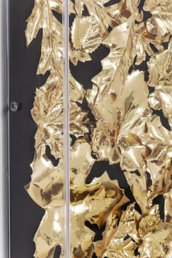 Outlet KARE Design Dekoracja ścienna Gold Leaf 120x120 cm złota - KARE