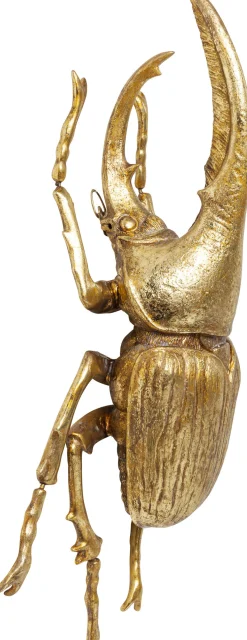 Best KARE Design Dekoracja ścienna Herkules Beetle 27x41 cm złota - KARE
