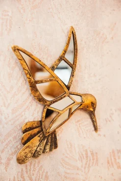 Fashion KARE Design Dekoracja ścienna Hummingbird Mirror 41x37 cm - KARE