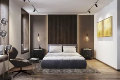 Best KARE Design Dekoracja ścienna Illumino 80x80 cm złota - KARE