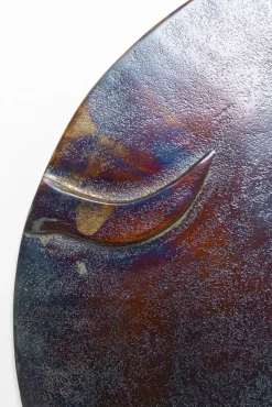 Online KARE Design Dekoracja ścienna Kala Ø45 cm antracytowa antyczna - KARE