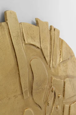 Discount KARE Design Dekoracja ścienna Kala Ø60 cm złota antyczna - KARE