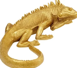 Clearance KARE Design Dekoracja ścienna Lizard 17x40 cm złota - KARE