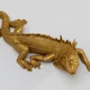 Hot KARE Design Dekoracja ścienna Lizard 11x31 cm złota - KARE