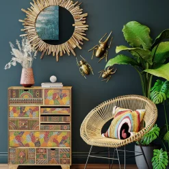 Hot KARE Design Dekoracja ścienna Longicorn Beetle 15x27 cm złota - KARE