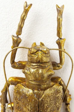 Hot KARE Design Dekoracja ścienna Longicorn Beetle 15x27 cm złota - KARE