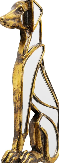 Sale KARE Design Dekoracja ścienna lustrzana motyw zwierzęcy pies 24x38 cm - KARE