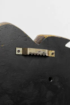 Fashion KARE Design Dekoracja ścienna lustrzana motyw zwierzęcy lew 27x35 cm - KARE