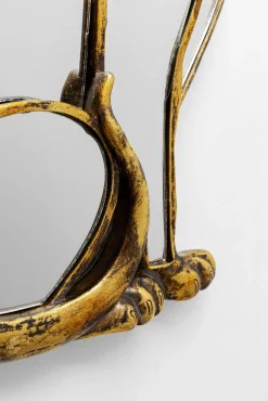 Discount KARE Design Dekoracja ścienna lustrzana motyw zwierzęcy kot 24x38 cm - KARE