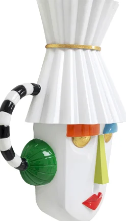 Clearance KARE Design Dekoracja ścienna Mesquerade 37x41 cm biała - KARE