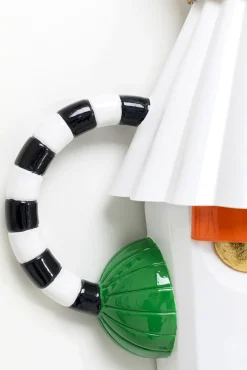 Clearance KARE Design Dekoracja ścienna Mesquerade 37x41 cm biała - KARE