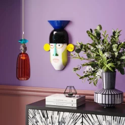 Best KARE Design Dekoracja ścienna Mesquerade 28x40 cm kolorowa - KARE