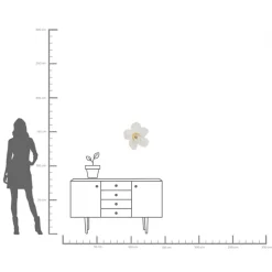 Discount KARE Design Dekoracja ścienna Orchid 40x44 cm biała - KARE