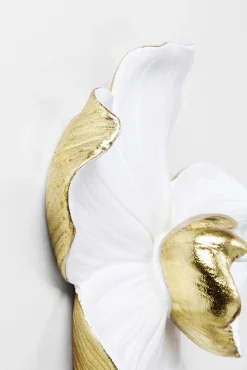 Discount KARE Design Dekoracja ścienna Orchid 24x25 cm biała - KARE