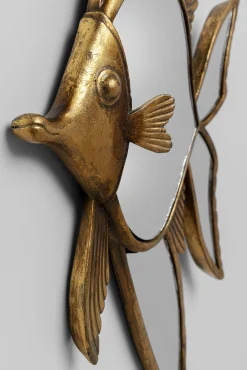 Best KARE Design Dekoracja ścienna Pisces 24x39 cm złota postarzana - lustrzana - KARE