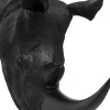 Sale KARE Design Dekoracja ścienna Rhino Head Antique 43x51 cm czarna - KARE