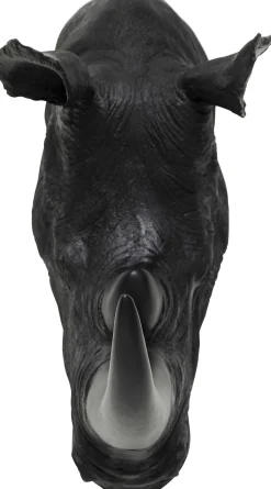 Sale KARE Design Dekoracja ścienna Rhino Head Antique 43x51 cm czarna - KARE