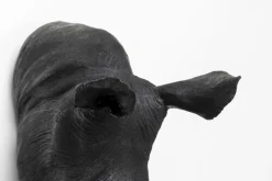 Sale KARE Design Dekoracja ścienna Rhino Head Antique 43x51 cm czarna - KARE