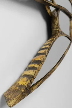 Outlet KARE Design Dekoracja ścienna Swallow 39x31 cm złota postarzana - lustrzana - KARE