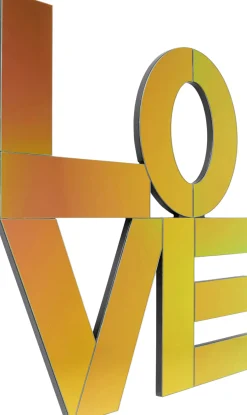 Hot KARE Design Dekoracja ścienna szkło lustrzane napis LOVE 90x90 cm - KARE