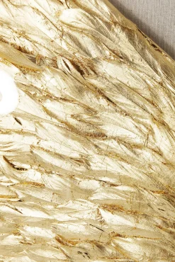 Best KARE Design Dekoracja ścienna Wings 120x120 cm złota - KARE