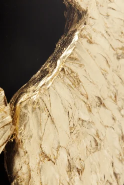 Best KARE Design Dekoracja ścienna Wings 120x120 cm złoto-czarna - KARE