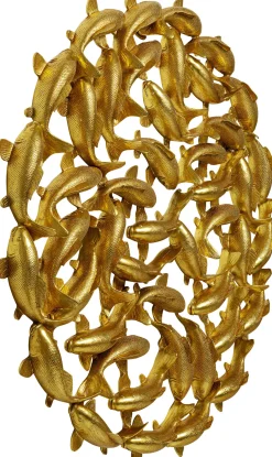 Fashion KARE Design Dekoracja ścienna złota ryba Koi włókno szklane Ø160 cm - KARE