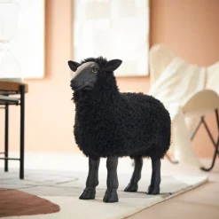 Fashion KARE Design Dekoracja stojąca Bathilde 49x54 cm czarna - KARE